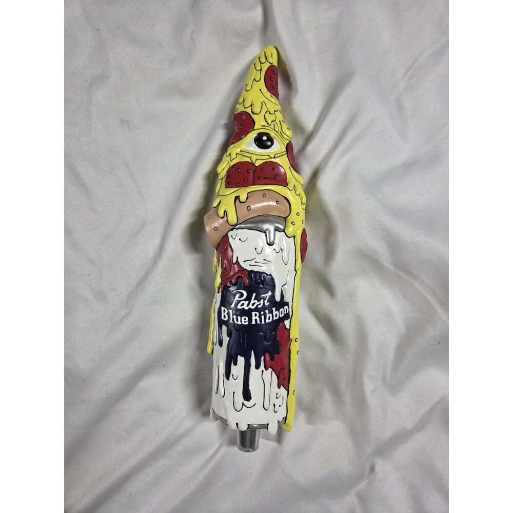 Pabst Blue Ribbon Melting Pizza Dela Deso Artist Series Tap Draft Handle